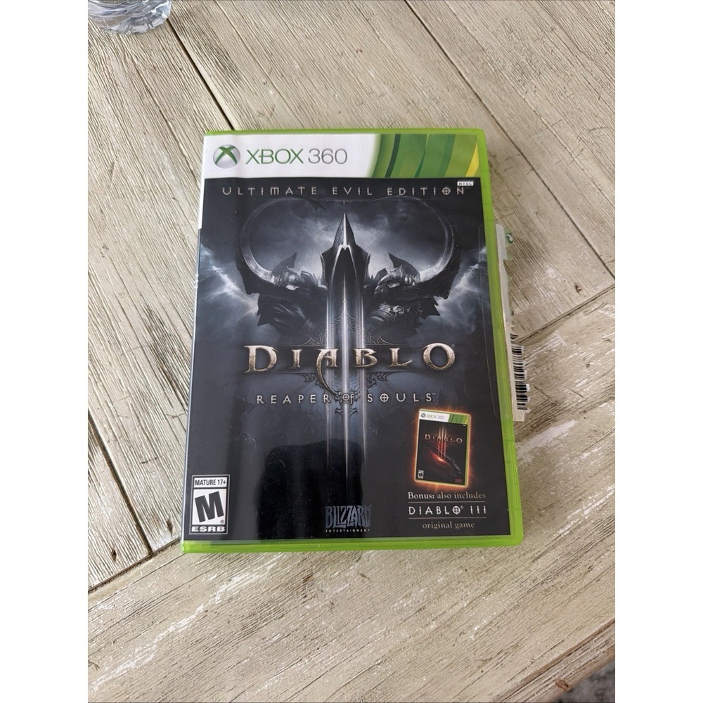 Diablo III: Reaper of Souls – Ultimate Evil Edition – Xbox 360 – Clean in Box –